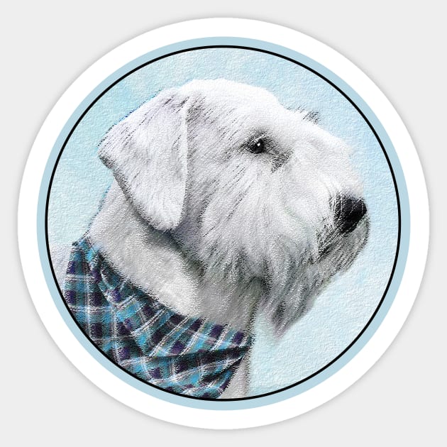 Sealyham Terrier Painting - Cute Original Dog Art Sticker by Alpen Designs